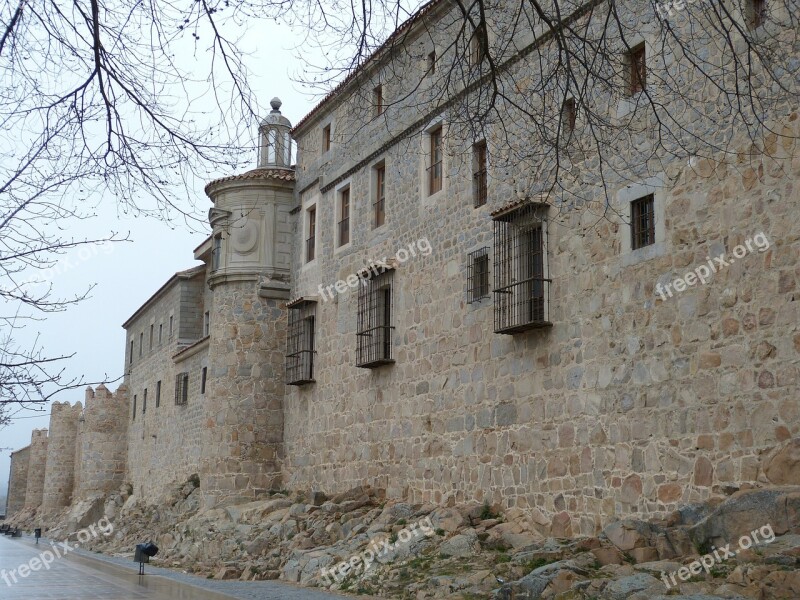 Avila Wall City Wall Fortress City