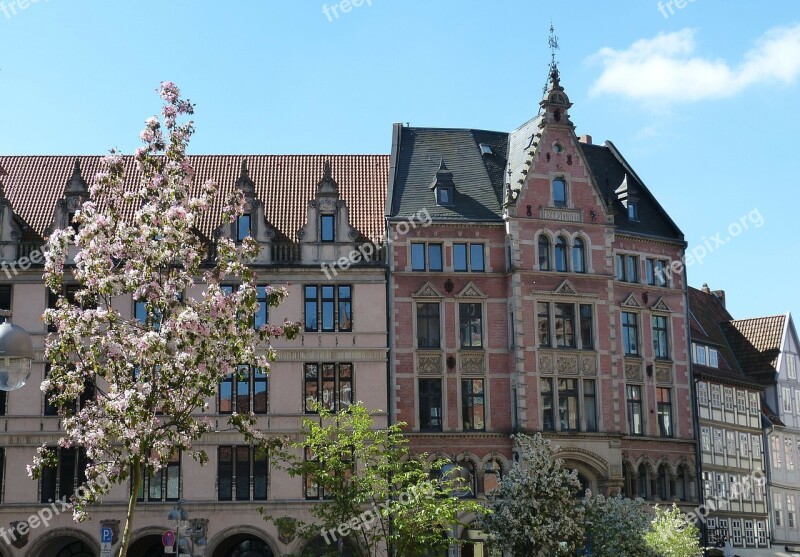 Hanover Historic Center Lower Saxony Spring Facade