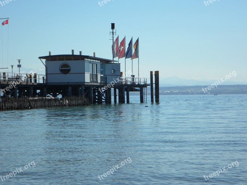 Web Lake Constance Ferry Terminal Jetty Port