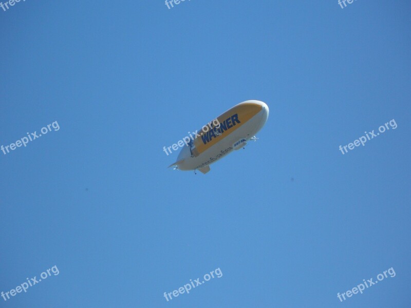 Zeppelin Airship Float Fly Balloon Sky