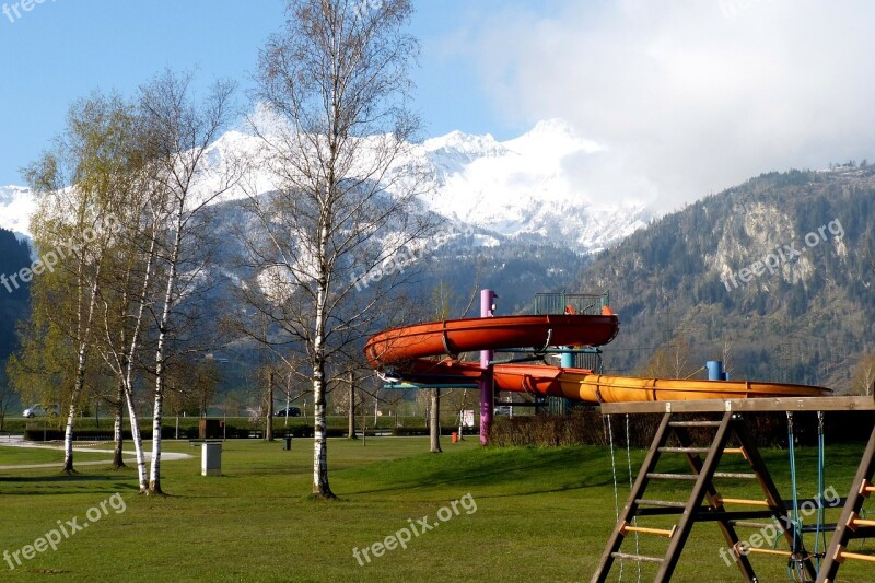 Playground Water Slide Uttendorf High Tauern Free Photos