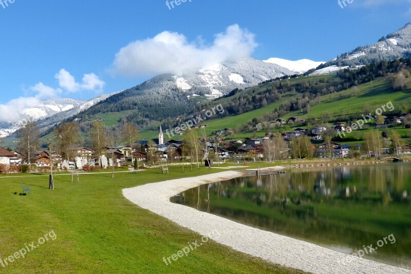 Badesee Uttendorf Lake Waters Water