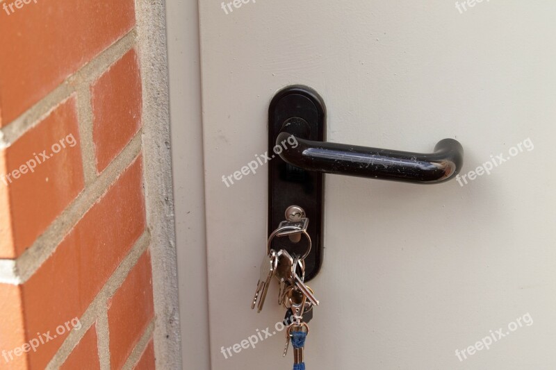 Door Wall Key Close Security