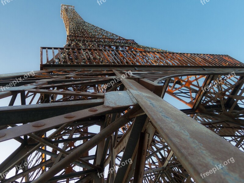 Iron Tower Cast Iron Metal Symbol