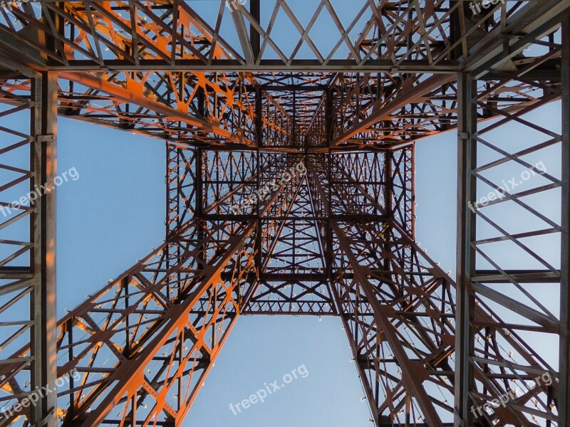 Iron Tower Cast Iron Metal Symbol