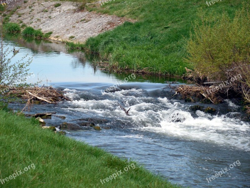 Rapids River Water Wave Flow