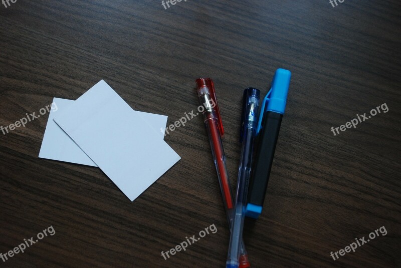 Pen Pens Gel Business Card Business Cards