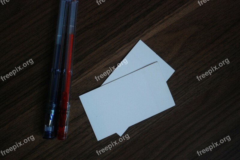 Pen Pens Gel Business Card Business Cards