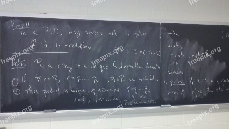 Mathematics Math Abstract Algebra Chalk Board Insight