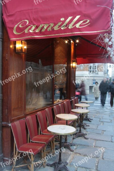 Paris Coffee Camille Restaurant Free Photos