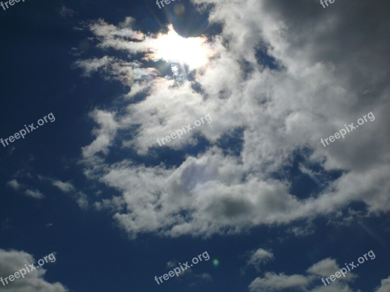 Clouds Sky Nature Summer Clouds Blue