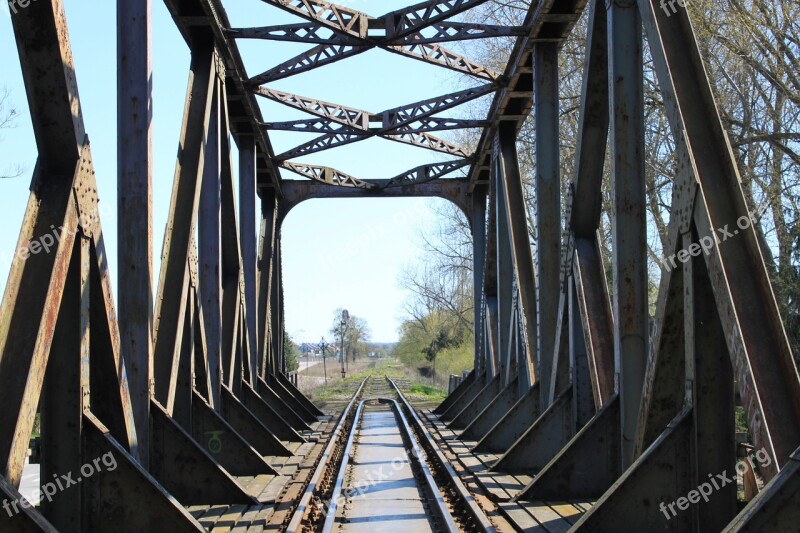 Railway Bridge Masuria Poland Free Photos