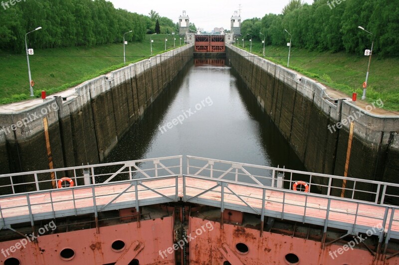 Watergate Lock Water Canal Canal Heavy