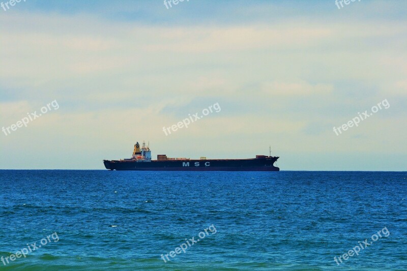 High Seas Open Sea Offshore Zone Ship Container Ship