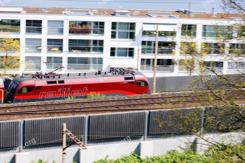 Loco Train Railroad Track öbb House