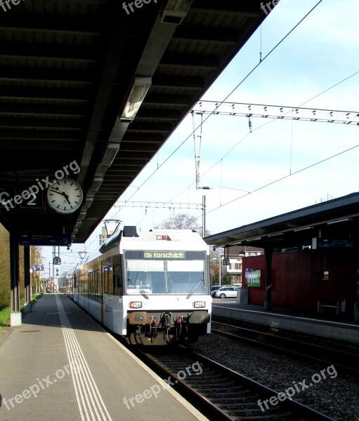 Railway Station Train Regional Train Exit Platform