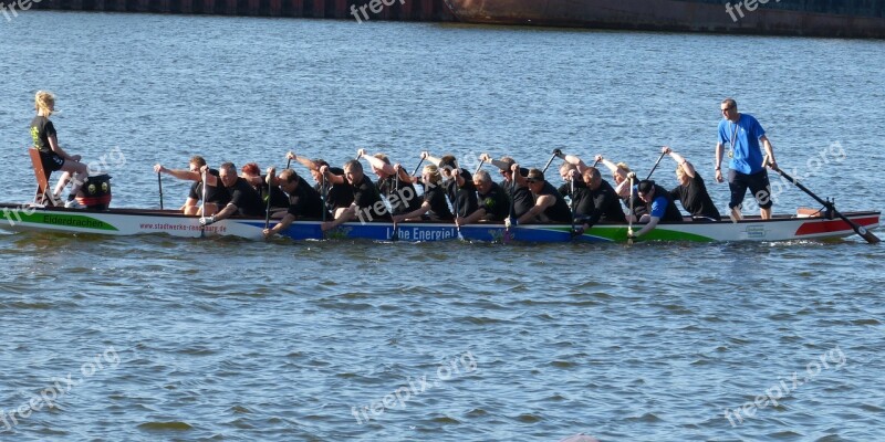 Dragon Boat Boat Water Sports Competition Sport