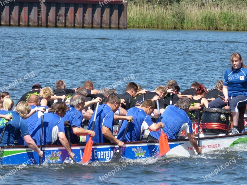 Dragon Boat Boat Water Sports Competition Sport