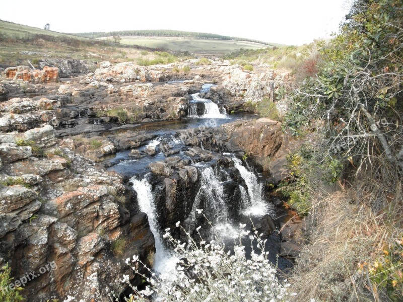 Waterfall South Africa Tourist Attraction Free Photos