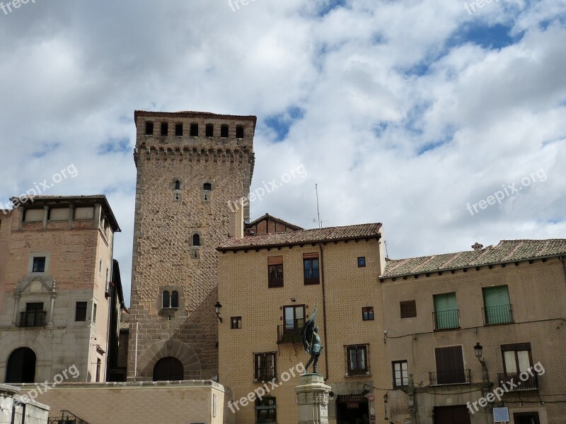 Segovia Spain Castile Historic Center Historically