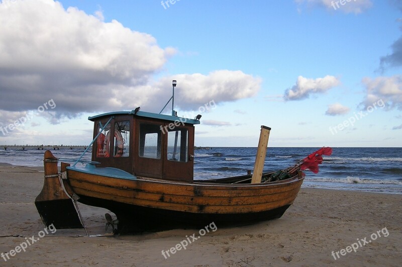 Boat Ship Water Baltic Sea Beach Maritime