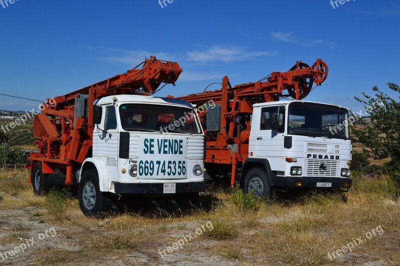 Truck Vice Construction Machinery Cranes Free Photos