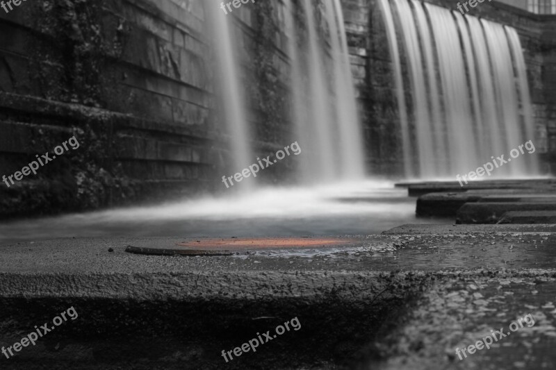 Water Country Hamlet Saarland Waterfall River