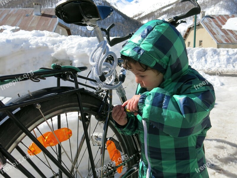 Bike Child Bicycle Repair Unusual