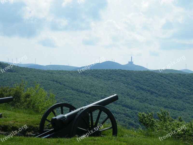 Cannon Mountains Bulgaria Historical Landmark