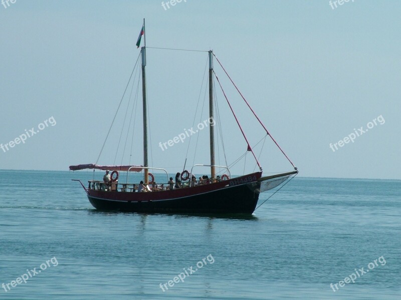 Balchik Boat Vessel Bulgaria Sea