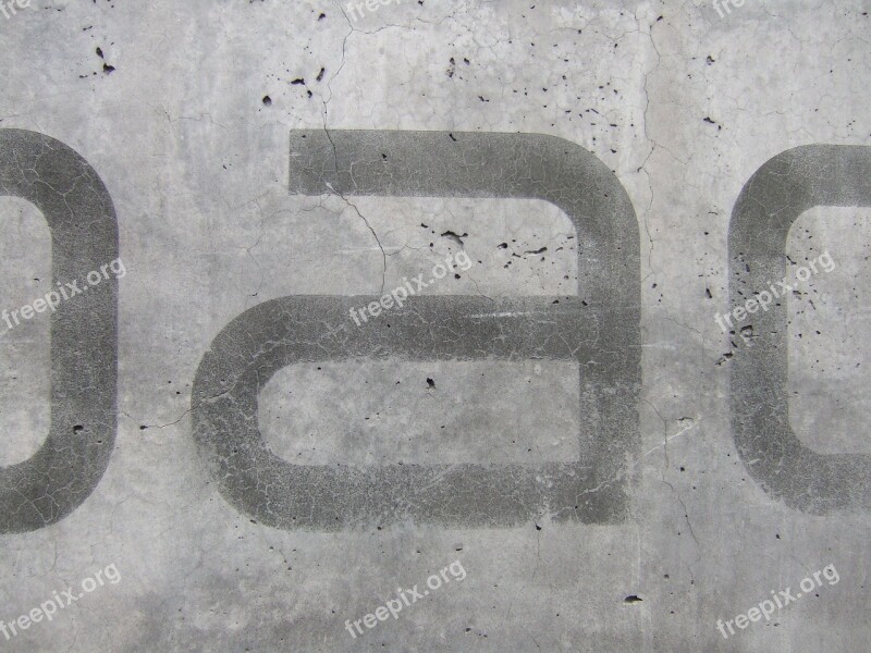 Concrete Urban Trist Grey Font