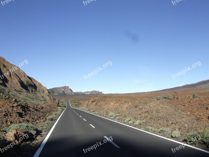 Tenerife Road Just Route Away