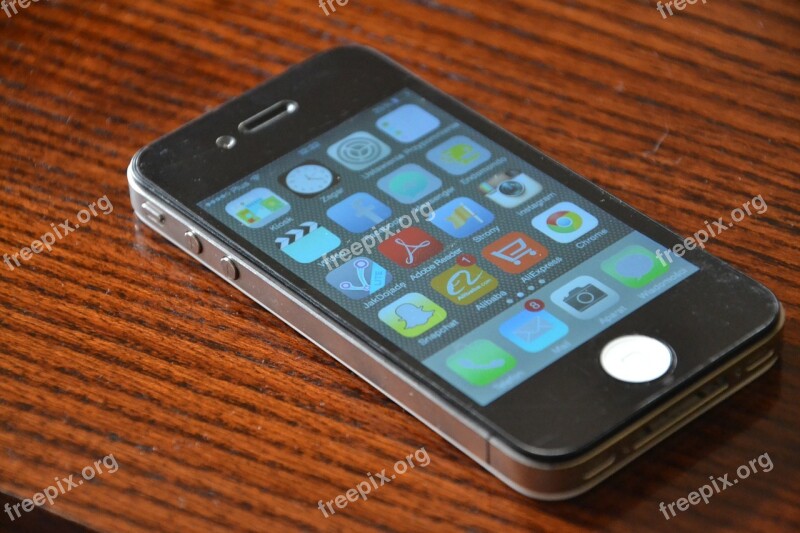 Iphone Iphone 4 Phone Black Cell