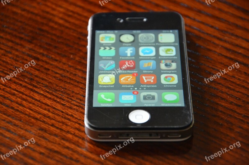 Iphone Iphone 4 Phone Black Cell