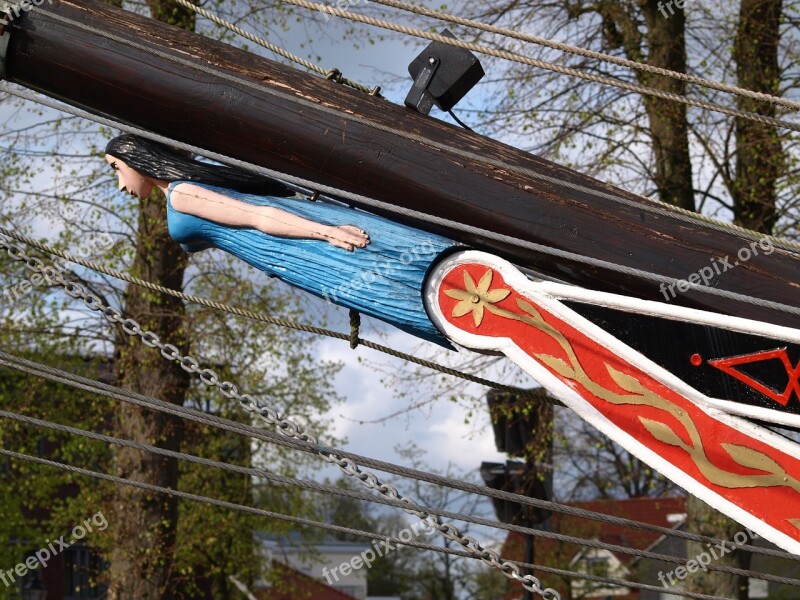 Figurehead Friederike Of Papenburg Ship Free Photos