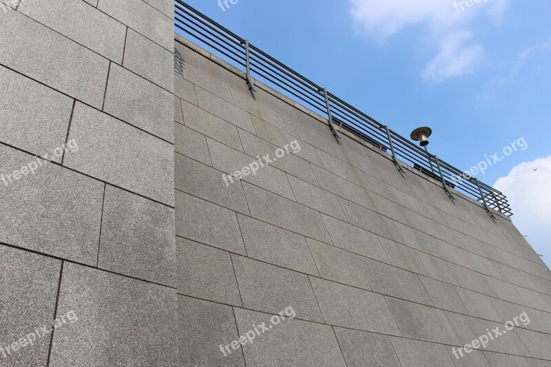 Wall Perspective Masonry Background Building