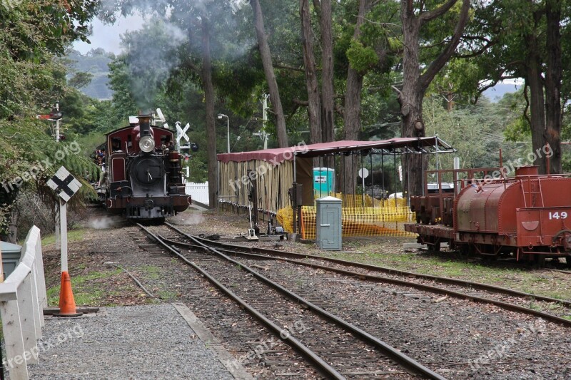 Train Steam Locomotive Railway Smoke