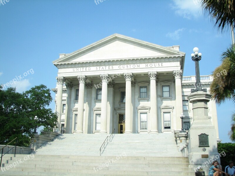 Charleston South Carolina Building Architecture Columns