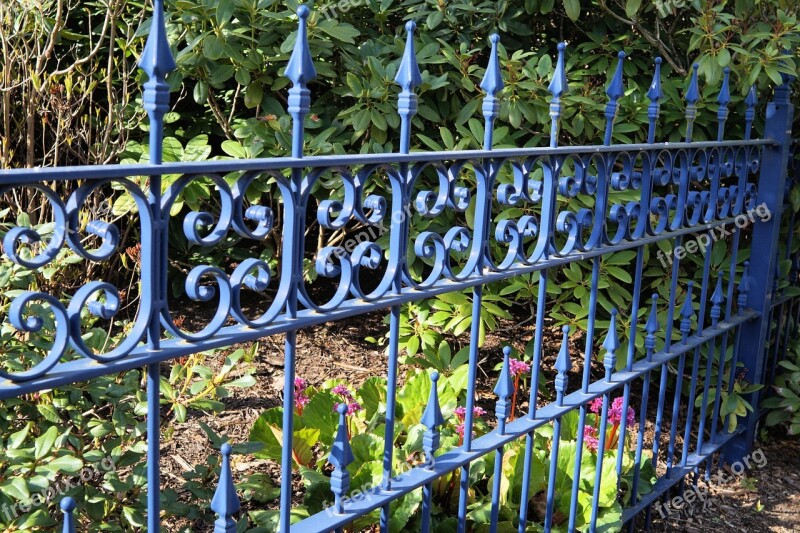 Fence Demarcation Metal Iron Pointed