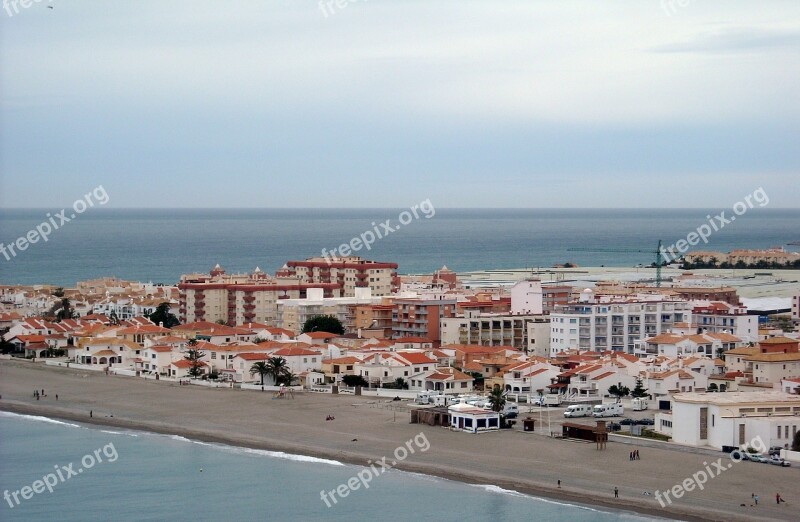 Calahonda Bank Beach Mediterranean Spain