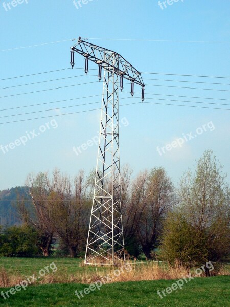 Current Electricity Power Line Upper Lines Technology