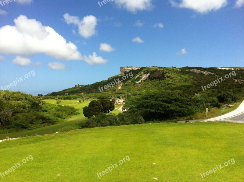 Curacao Table Mountain Golf Course Free Photos