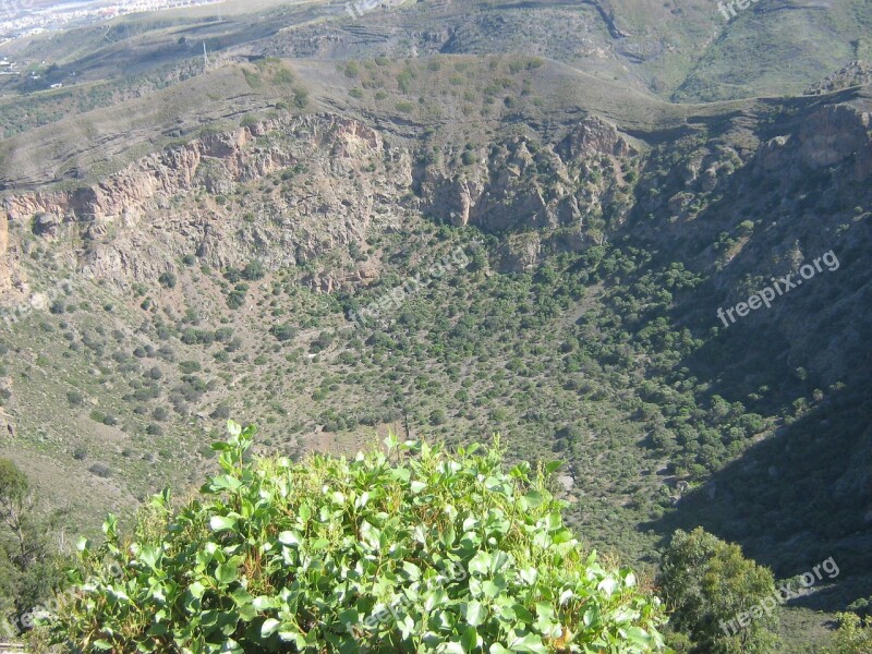 Volcano Gran Canaria Landscape Free Photos