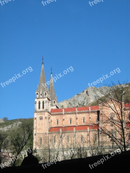 Covadonga Church Asturias Free Photos