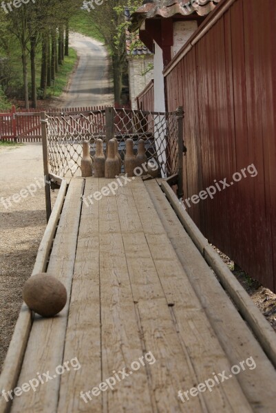 Bowling Wood Antique Ancient Garden