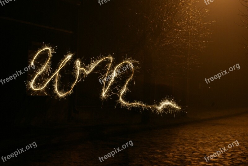 New Year's Day New Year's Eve 2012 Sparkler Fireworks