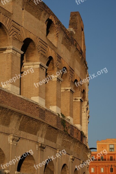 The Coliseum Rome Monument Ancient Times Italy