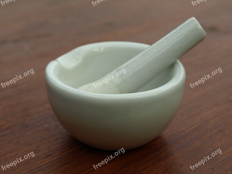 Mortar Pestle Stoesel Pharmacists Mortar Pound