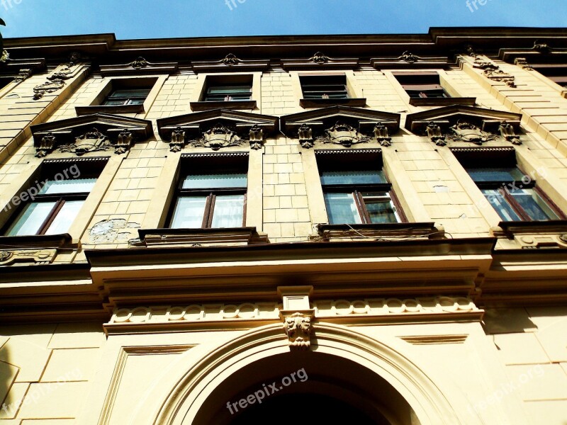 Zagreb Croatia Old Town Buildings Old Building