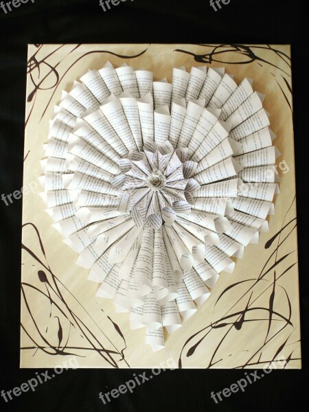 Heart Paper Tinker Tinkered Love